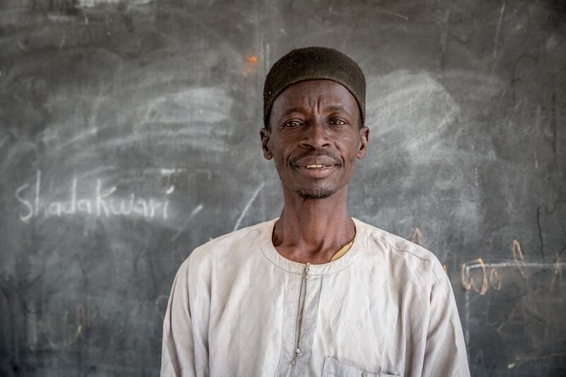 Ibrahim Nomau, a leader in the Chadakori "opportunity village" in southern Niger
