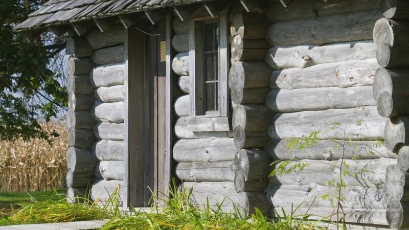 The log cabin home of Laura Ingalls Wilder in Lund, Mississippi River Valley, Wisconsin. Photograph: Getty Images