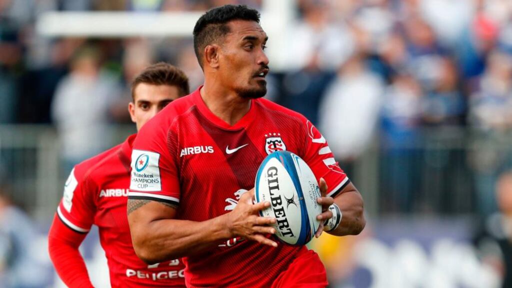 Toulouse’s New Zealand number eight Jerome Kaino will not feature against Leinster. Photograph: Getty Images