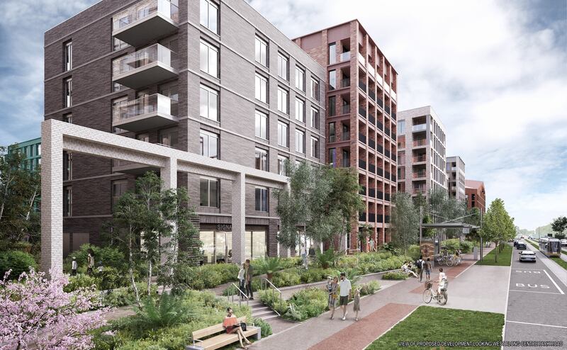 Almost 40 per cent of the six hectare site envelope is given over to public open space. Photograph: Casey Communications