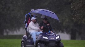 Irish Open: Rory McIlroy left frustrated as three lead on mixed weather day