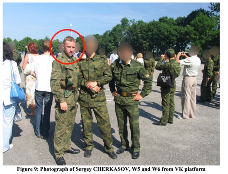 An image of Sergey Cherkasov dating to September 2012 posted on Russian social media platform VK submitted to the US district court by the US government as part of its case against the suspected Russian intelligence officer