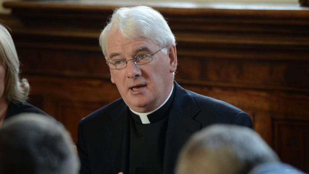 Bishop Noel Treanor: A statement from the bishops’ meeting made no reference to the dispute involving former board chief executive Ian Elliott and Bishop  Treanor of Down and Connor over the review of that diocese, published last December Photograph: McQuillan/ Pacemaker