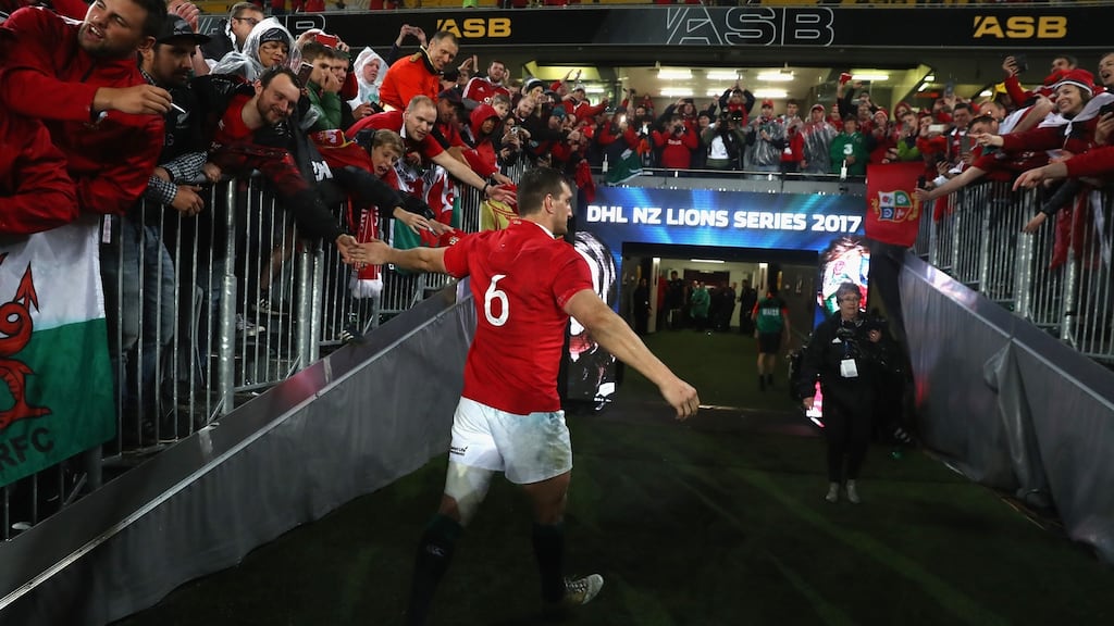 Sam Warburton was forced to retire due to injury. Photo: David Rogers/Getty Images