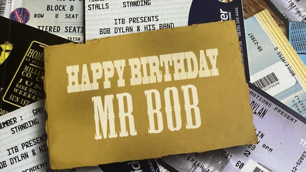Conceived and compiled by Westport-based Liamy MacNally, Happy Birthday Mr Bob is an anthology of poems, prose, and personal reminiscences from a hundred or so of the Bard of Duluth’s Irish admirers