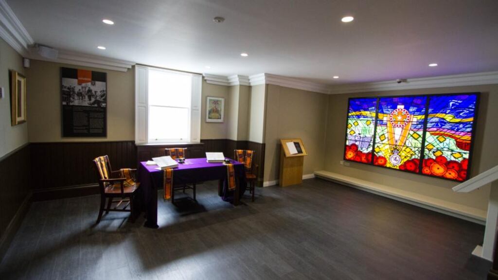 Orange heritage: the museum’s replica lodge room. Photograph: Graham Curry