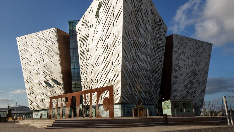 “The Titanic Belfast, that iconic building which has become a leading tourist attraction, extends over nine interactive galleries, drawing together special effects, dark rides, full-scale reconstructions and innovative interactive features.”
