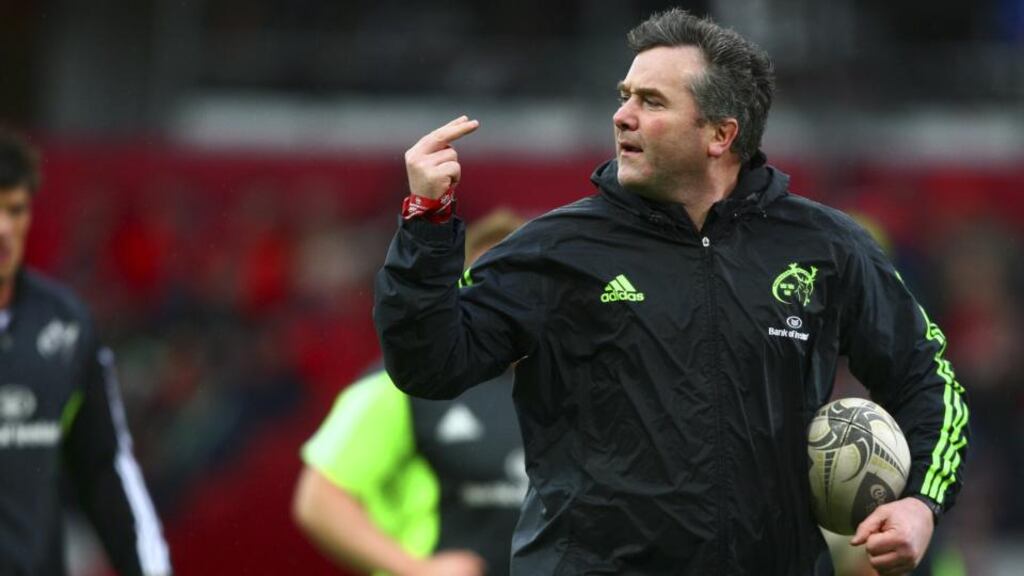 Munster head coach Anthony Foley has done a good job with the players he has to work with but next season will bring a lot more pressure. Photograph: Ken Sutton/Inpho