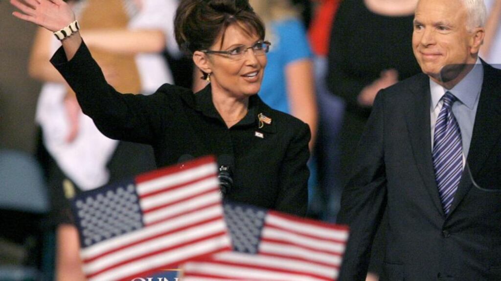 Sarah Palin. photograph: reuters/matt sullivan
