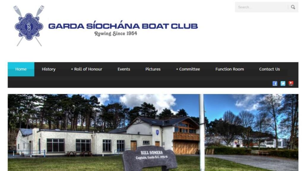 The Garda Boat Club website showing its premises at Islandbridge. Although the club was founded in 1954, it was 1955 before the club put its first boat in the water - and its first win in competition that year was recalled at the weekend Islandbridge event.