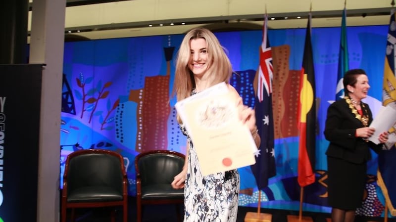 Jane became an Australian citizen last year.