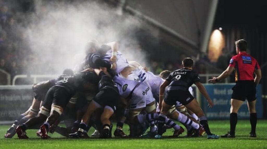 Newcastle were trying to sign an emergency tighthead in order to avoid the possibility of uncontested scrums against Edinburgh. Photograph: Ian MacNicol/Getty Images