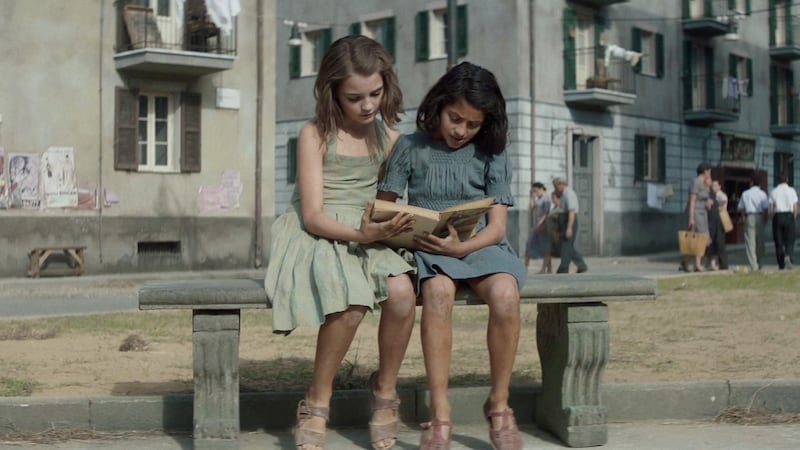 Lila and Lenu as children in HBO’s adaptation of My Favourite Friend. Photograph: HBO