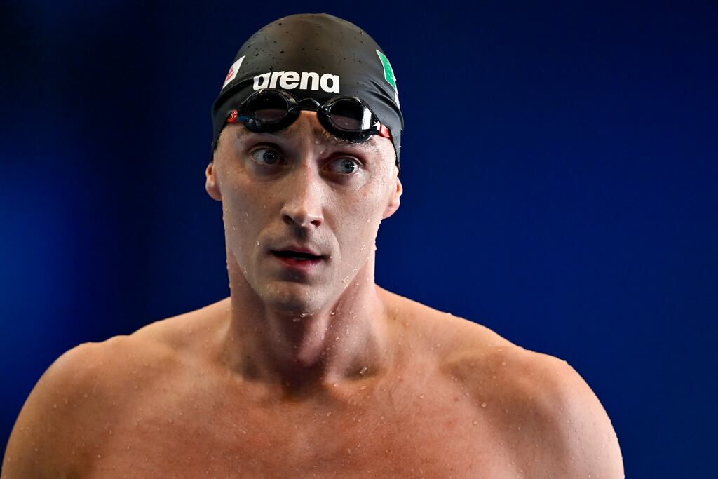 Ireland's Shane Ryan lowered his own 100m freestyle short course Irish record in qualifying for the semi-finals of the World Championships in Budapest. Photograph: Andrea Masini/Inpho