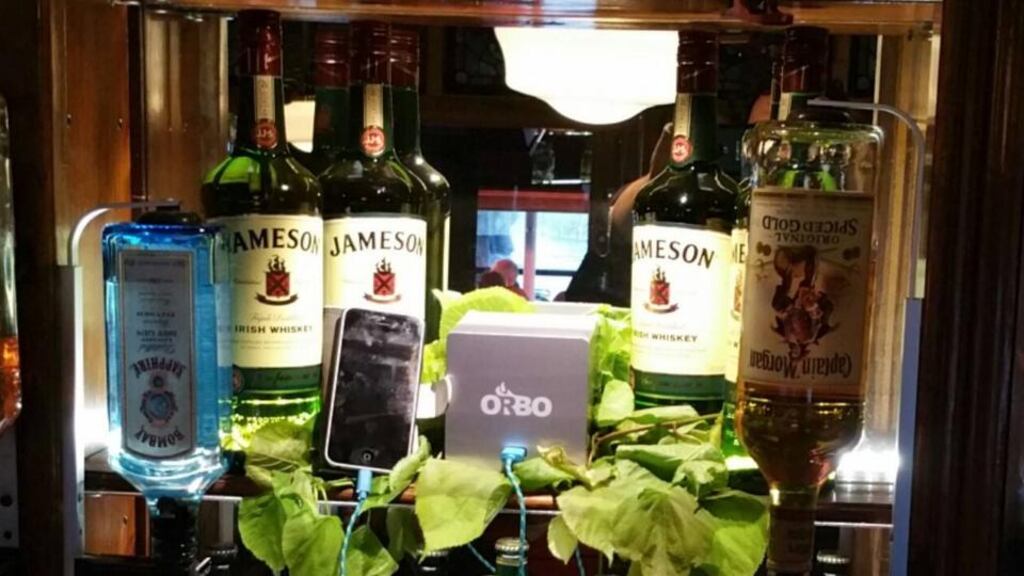 The Orbo in place in Slattery’s pub in Dublin