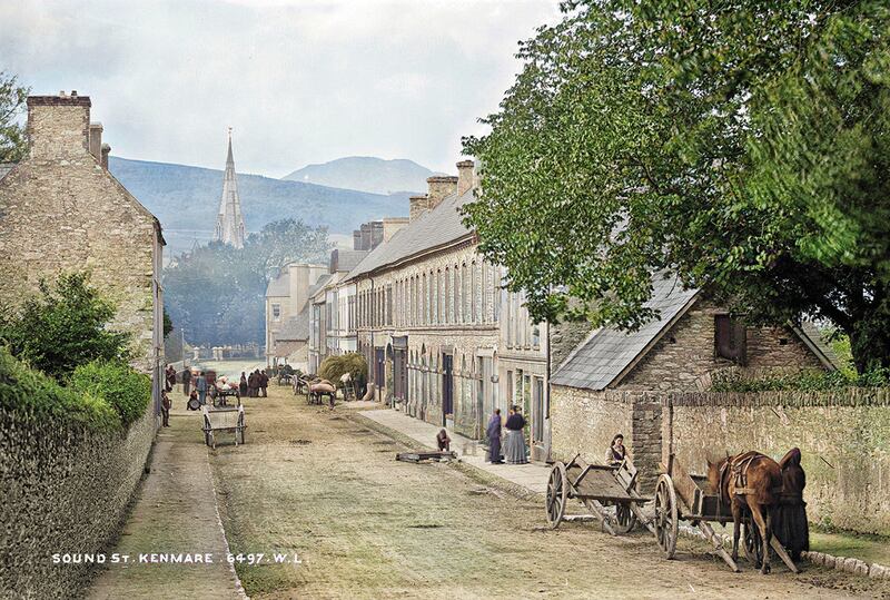 Sound Street, Kenmare, Co Keerry, circa 1865–1914. Photograph courtesy of Old Ireland in Colour/National Library of Ireland