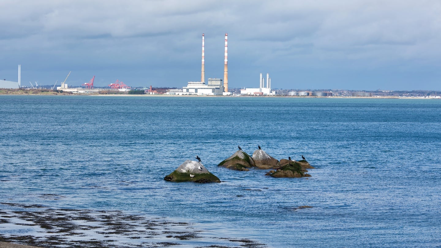The view across Dublin Bay from Number 9 Brighton Vale