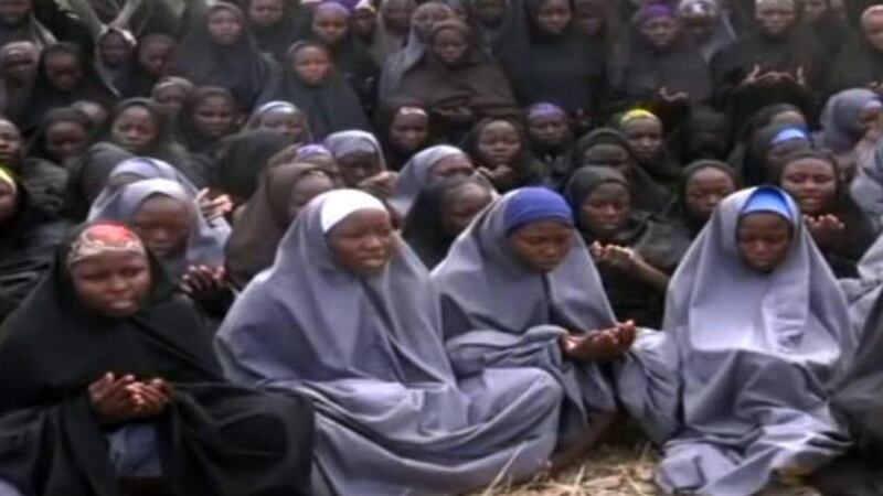 Nigeria marked the first anniversary of Boko Haram’s abduction of 219 schoolgirls from the northeastern town of Chibok in April, as part of a series of events planned around the world. Photograph: AFP