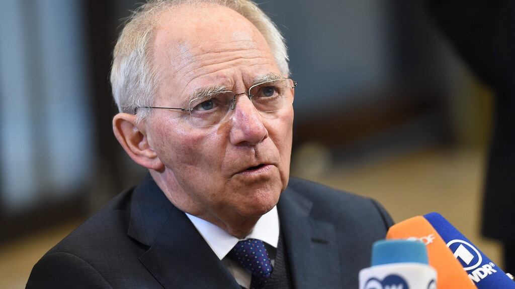 German finance minister Wolfgang Schauble: “Who can, should act, and later we will negotiate distribution. We cannot wait longer for results in Brussels.” File photograph: Emmanuel Dunand/AFP/Getty Images