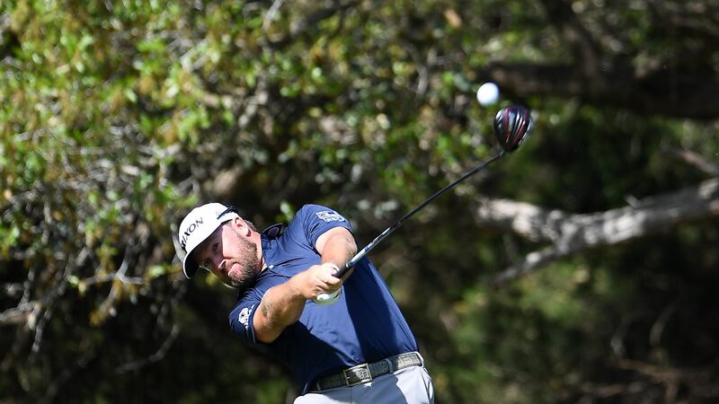 Graeme McDowell hits his tee shot on the 14th hole during the first round of the  Valero Texas Open at TPC San Antonio Oaks Course. Photograph: Stacy Revere/Getty Images