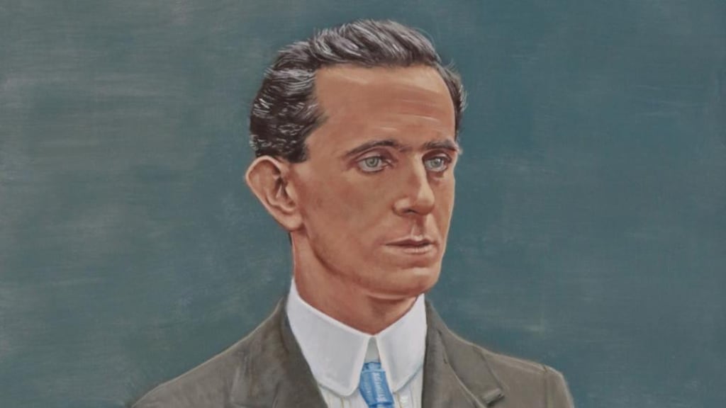 Portrait of Sean Mac Diarmada by Mick O’Dea