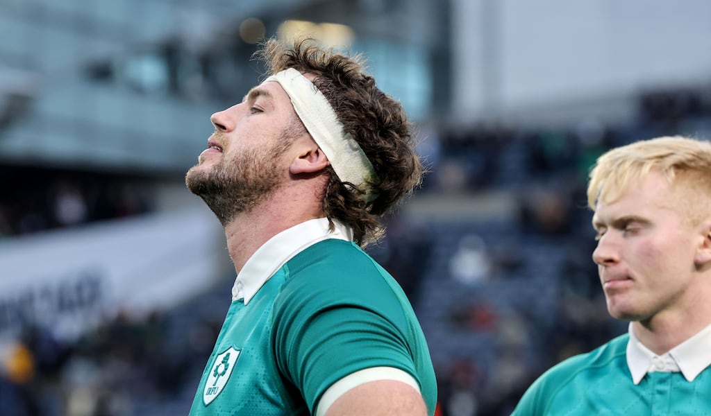 Ireland's Caelan Doris after the New Zealand game at Soldier Field. Photograph: Dan Sheridan/Inpho