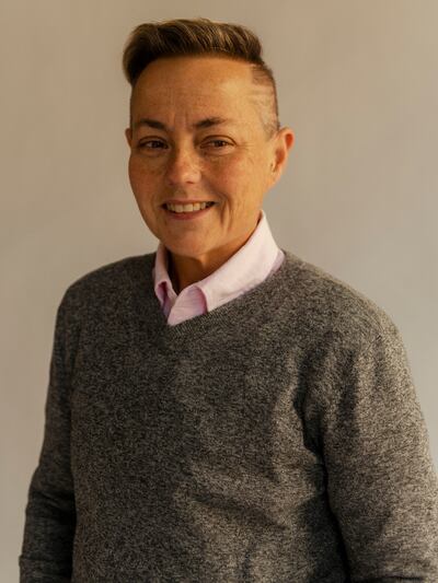 Kelli Dunham, a community school director for Counseling in Schools, an education nonprofit in New York City, who yearns for the day when their ideas in the workplace matter more than their clothes. Photograph: Clement Pascal/New York Times