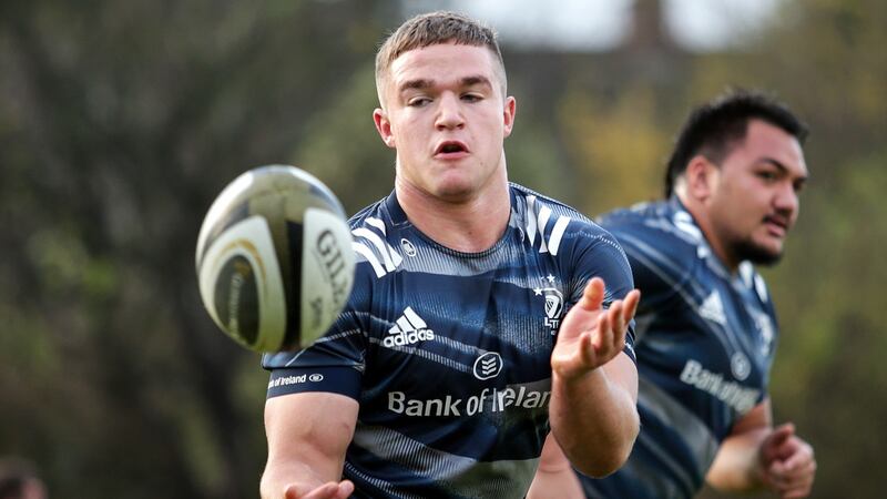 Scott Penny: St Michael’s College product is  built like former Leinster stalwart Sean O’Brien and cut from a similar cloth. He’s tough and  is a real groundhog over the ball. Photograph: Laszlo Geczo/Inpho