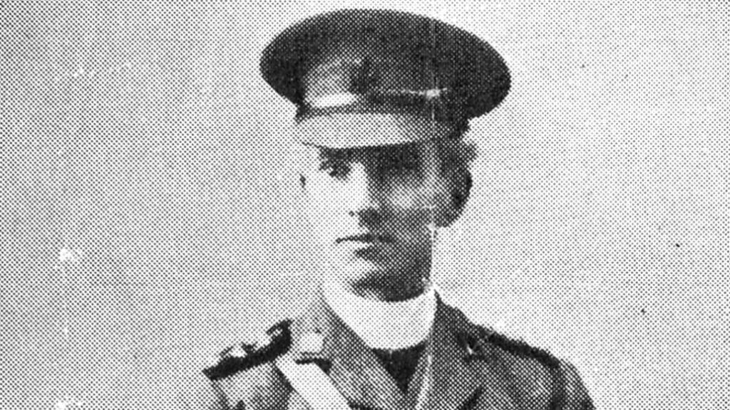 Fr Ned Dowling, who was a military chaplain during the first World War