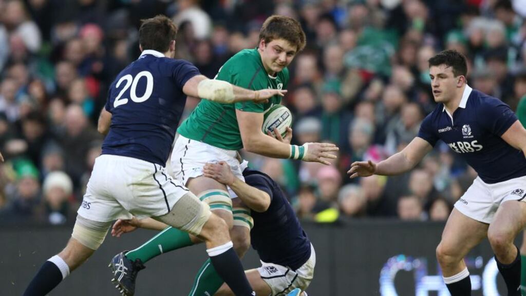 Iain Henderson: Ulster forward is likely to come onto the bench in place of the injured Dan Tuohy. Photograph: Billy Stickland/Inpho