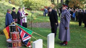 Irish ambassador at Mons ceremony