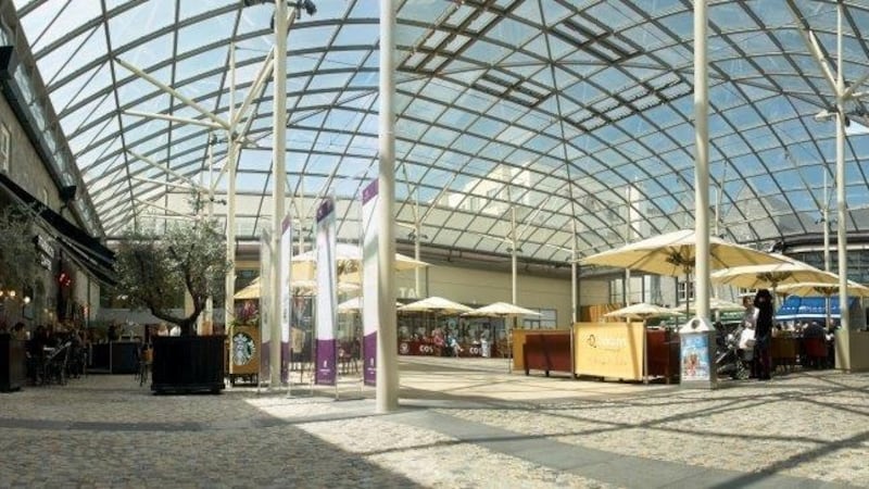 Inside MacDonagh Junction Shopping Centre in Kilkenny