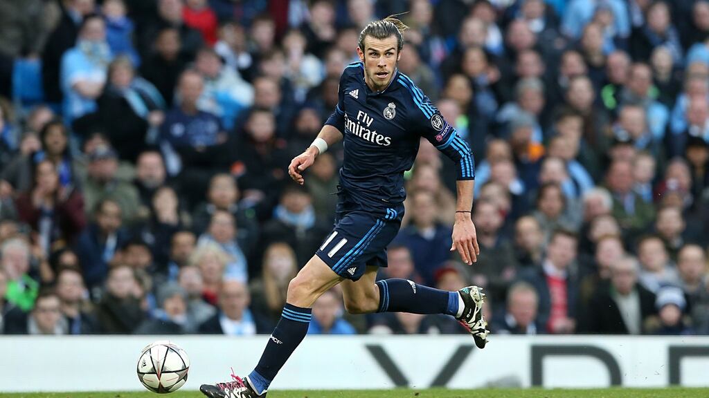 Gareth Bale believes English clubs are suffering in the Champions League because they do not have a winter break. Photograph/PA