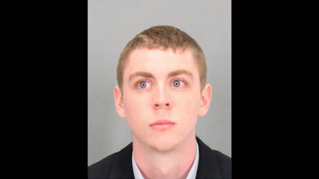 Former Stanford student Brock Turner who was sentenced to six months in county jail for the sexual assault of an unconscious and intoxicated woman in January 2015. Photograph: Santa Clara County Sheriff’s Office/Handout via Reuters