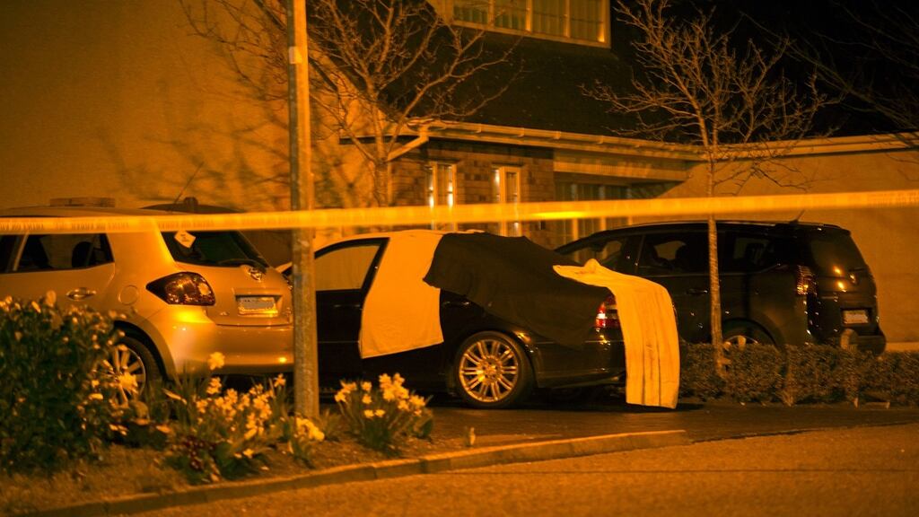 The scene of a shooting at The Old Mill housing estate in Ratoath where an associate of Gerry ‘The Monk’ Hutch was fatally wounded. Photograph: Brenda Fitzsimons