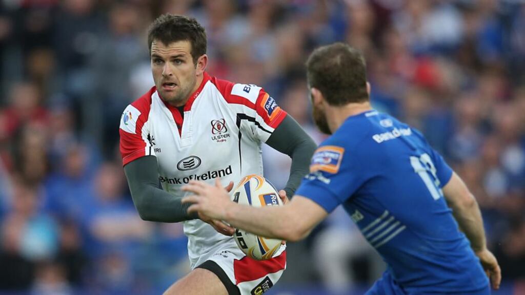 Jared Payne: selected at outside centre against the Scarlets. Photograph: Billy Stickland