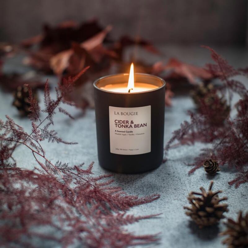 Cider & Tonka Bean candle from €25 at labougie.com, Brown Thomas and other retailers