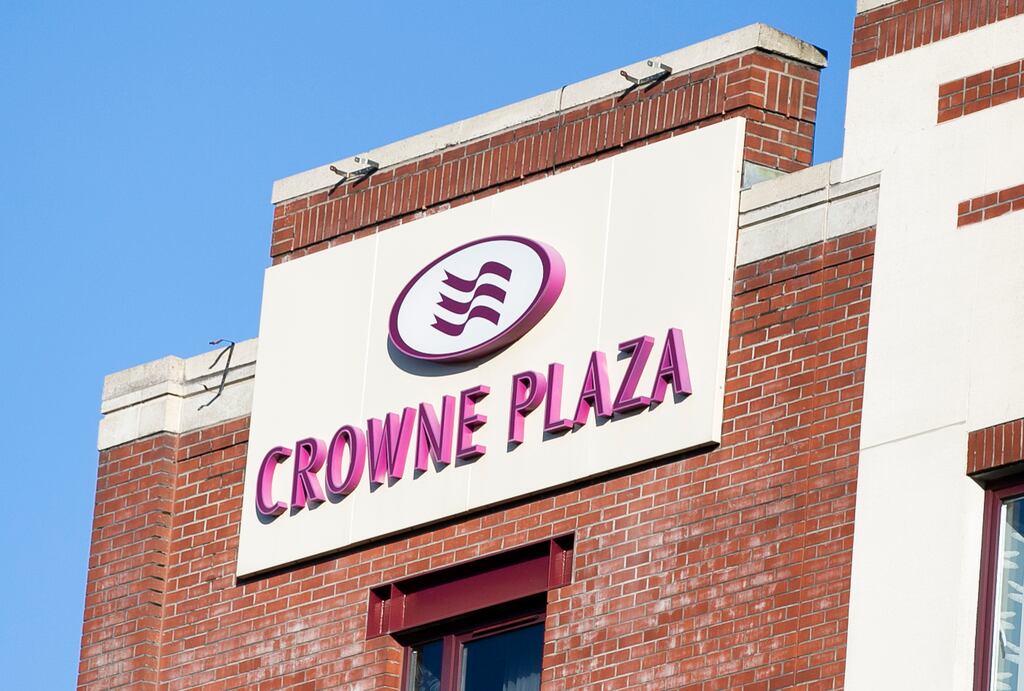 The Crowne Plaza in Santry, Dublin, which was used for State Covid quarantine provision. Photograph: Gareth Chaney/Collins