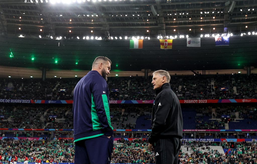 Andy Farrell and Joe Schmidt meet again on Saturday. Photograph: Dan Sheridan/Inpho