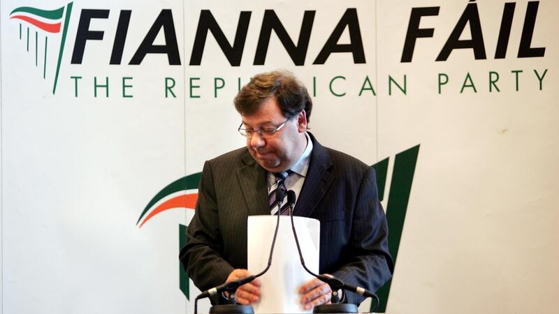 Brian Cowen: his three years in power were book-ended by catastrophe,. Photograph: Eric Luke