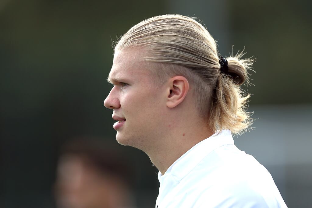 Manchester City's Erling Haaland will certainly play against Sevilla. Photograph: Getty Images