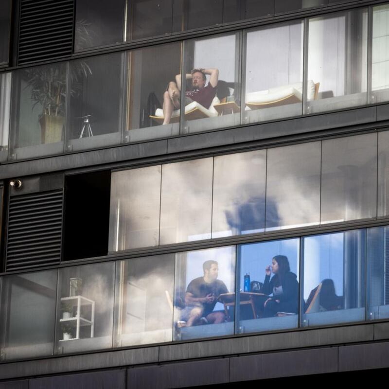 Dublin 2: an exodus of office workers has put pressure on property prices in Dublin’s city centre. Photograph: Tom Honan