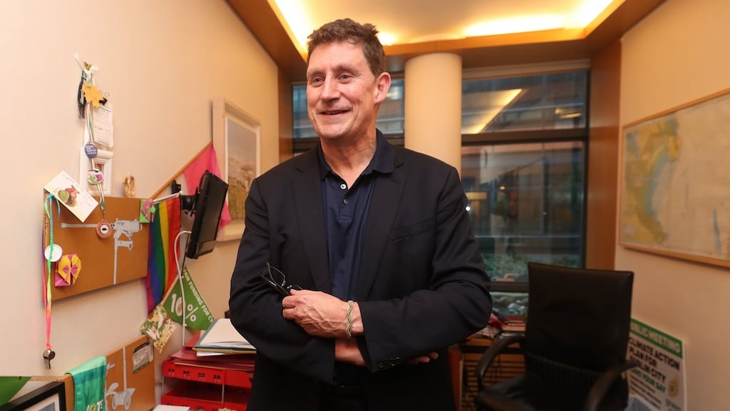 Green Party leader Eamon Ryan in his Leinster House office in Dublin, Friday, December 27th, 2019. Photograph: Niall Carson/PA Wire