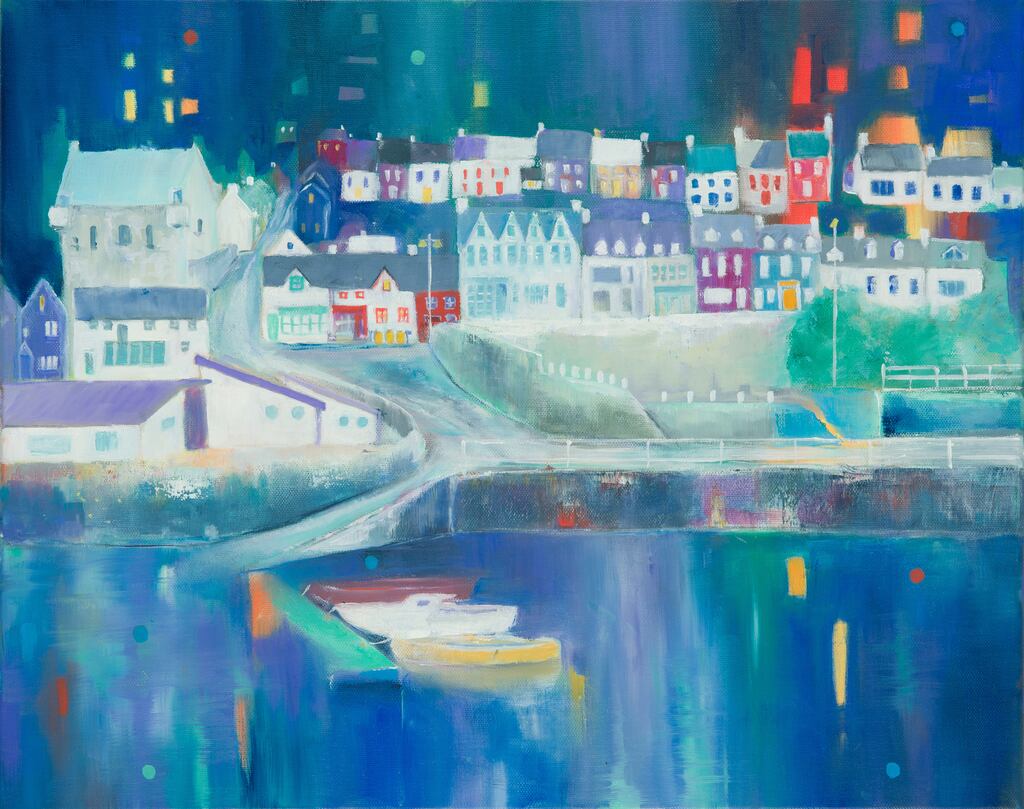 Helen Williams, Nighttime Reflections, Baltimore