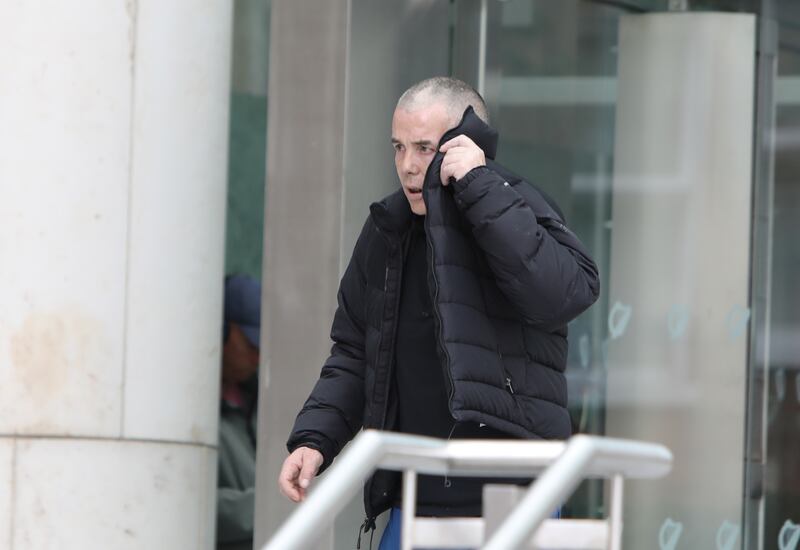 Michael Dunne (50) has been jailed for causing criminal damage to a Luke Kelly statue in Dublin. Photograph: Collins Courts