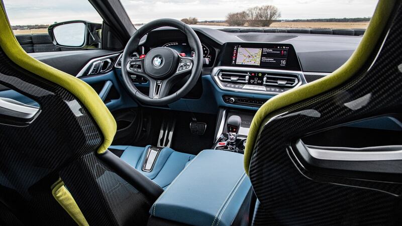 BMW has gone wild with the colour palette for this car, both inside and out.