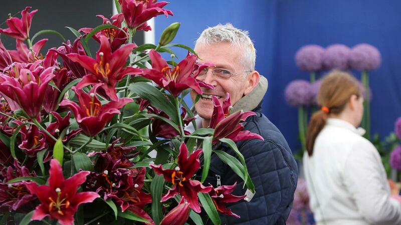 Paul Pritchar at Bord Bia’s Bloom event in the Floral Marquee. Photograph: Gary O’ Neill