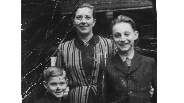 Shoah: Tomi Reichental with his mother and brother; they survived the Bergen-Belsen concentration camp. Photograph: family collection