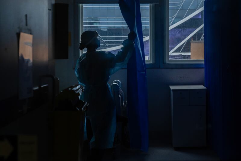 The Royal Melbourne Hospital in Melbourne, Australia: Di Sanh Duong’s community group raised money for the hospital to help treat Covid patients, at a time anti-Chinese sentiment was high in Australia. Photograph: Asanka Brendon Ratnayake/The New York Times