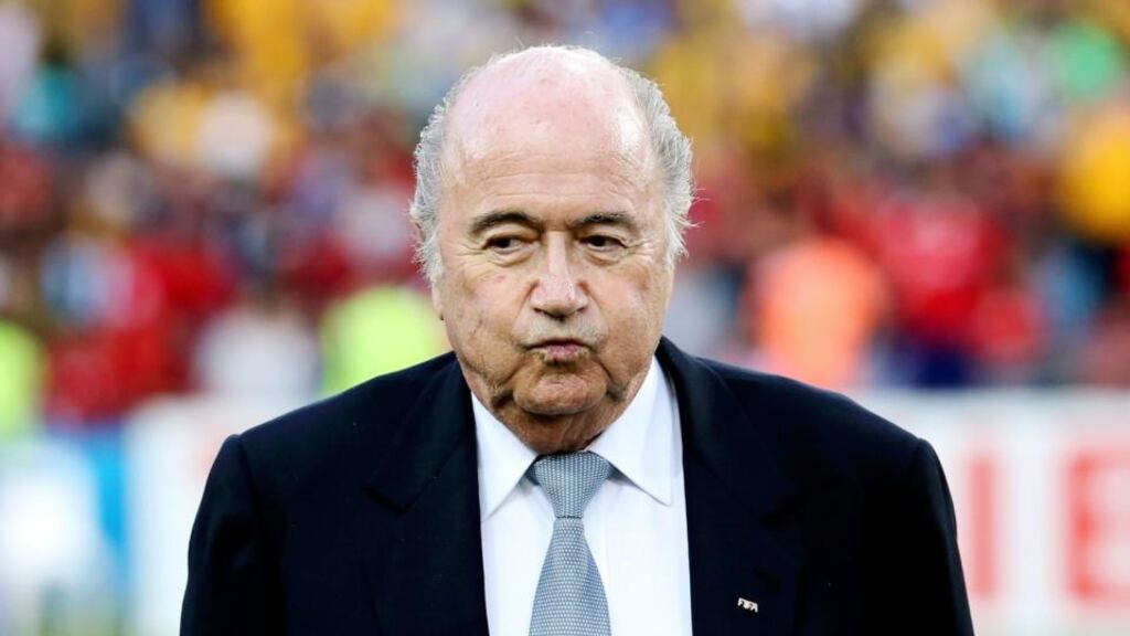 Fifa president Sepp Blatter - The split between Uefa and Fifa president Sepp Blatter has widened after reports the world governing body watered down a report into reform proposals. Photograph: Steve Christo/Reuters